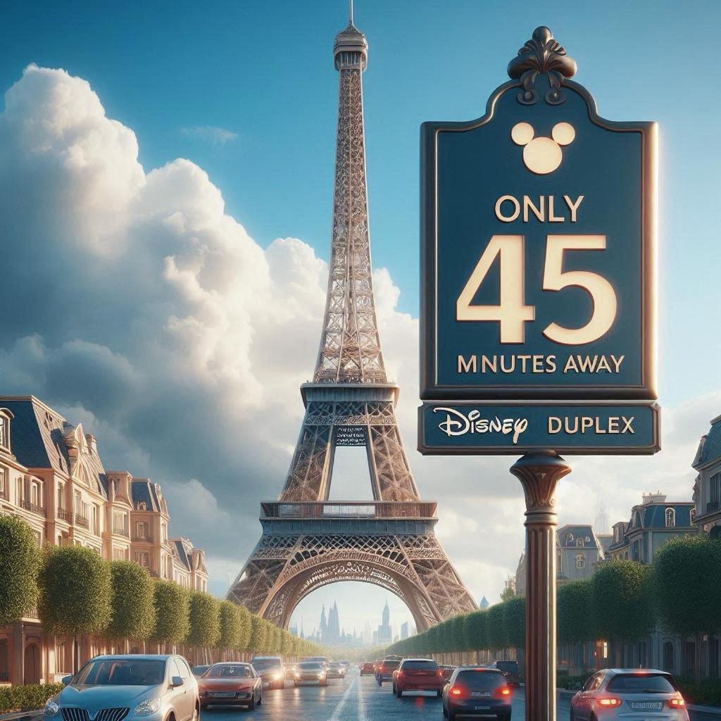 Duplex Disney Coupvray Luaran gambar